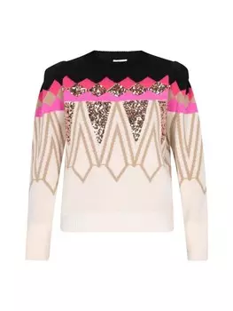Пуловер IZIA Pullover, цвет Pink Mehrfarbig