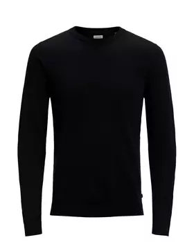 Пуловер Jack & Jones BASIC KNIT, черный