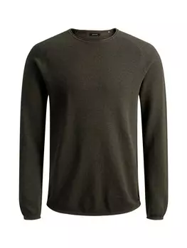Пуловер Jack & Jones 'Hill', оливковый