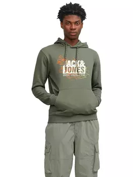 Пуловер Jack & Jones JCOMAP LOGO, зеленый