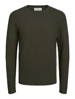 Пуловер JACK & JONES PLUS Miguel, зеленый