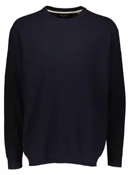 Пуловер JACK & JONES PLUS, темно синий