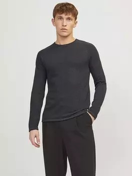 Пуловер Jack & Jones Pullover Hill, антрацит