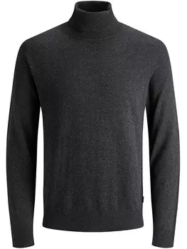 Пуловер Jack & Jones Rollkragenpullover JJEMIL, антрацит