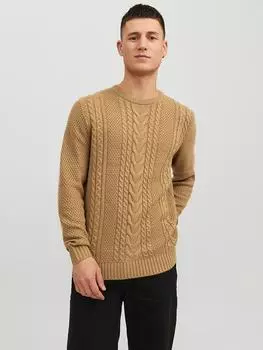Пуловер Jack & Jones, светло-коричневый