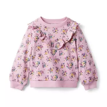 Пуловер Janie and Jack, Floral Sweatshirt