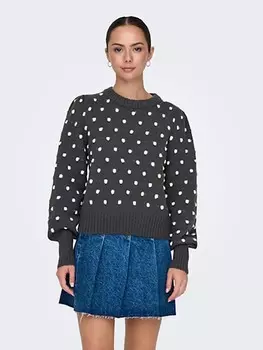 Пуловер JDY Pullover, антрацит