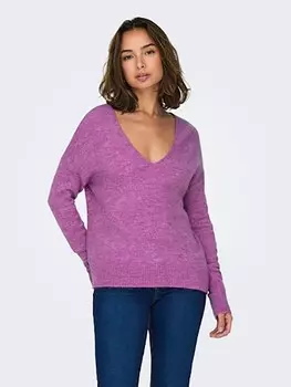 Пуловер JDY Pullover, фиолетовый