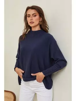 Пуловер Josfine Pullover Izsak, темно-синий