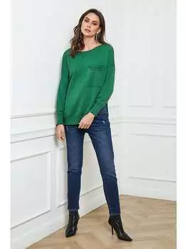 Пуловер Josfine Pullover Monza, зеленый