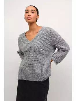 Пуловер Kaffe Pullover, серый