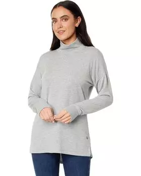 Пуловер L.L.Bean SoftFlex Mock Neck Pullover, цвет Gray Heather