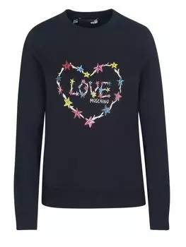 Пуловер Love Moschino, черный