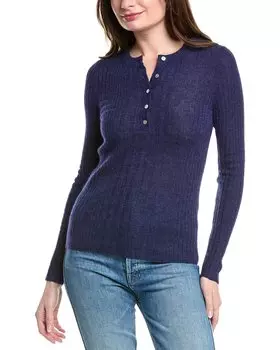 Пуловер Madewell Madison из смеси альпаки, синий