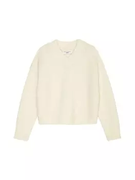 Пуловер Marc O'Polo DENIM V-Neck-Pullover loose, цвет Chalky Sand