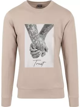 Пуловер Mister Tee Pullover, бежевый