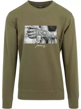 Пуловер Mister Tee Pullover, зеленый