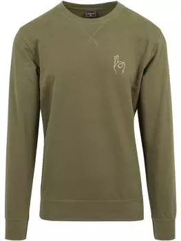 Пуловер Mister Tee Pullover, зеленый