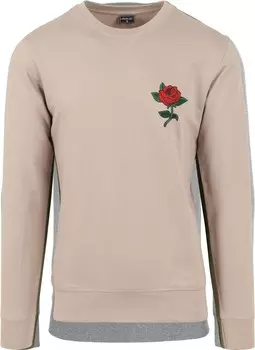 Пуловер Mister Tee Rose Crewneck, бежевый