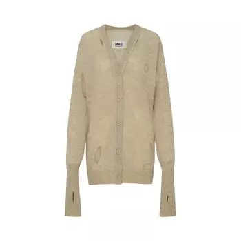 Пуловер MM6 Maison Margiela, цвет Бежевый