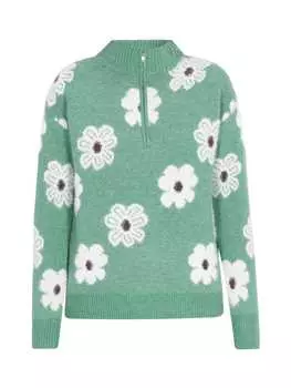 Пуловер myMo Sweater, зеленый
