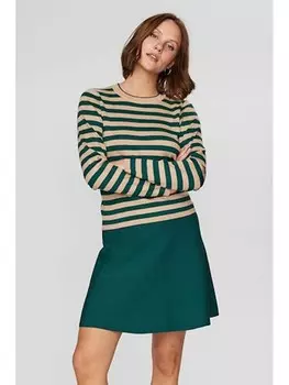 Пуловер NMPH Pullover, цвет Beige/Grn