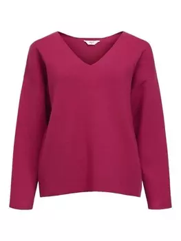 Пуловер Object Pullover, цвет sangria