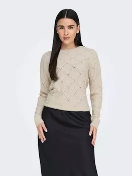 Пуловер ONLY Pullover, кремовый