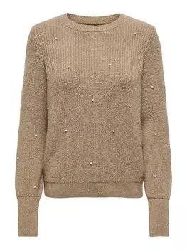 Пуловер ONLY Pullover, светло-коричневый