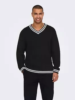 Пуловер ONLY & SONS Pullover, черный