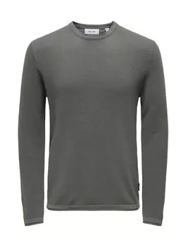 Пуловер Only&Sons Pullover 'Felix', темно-серый