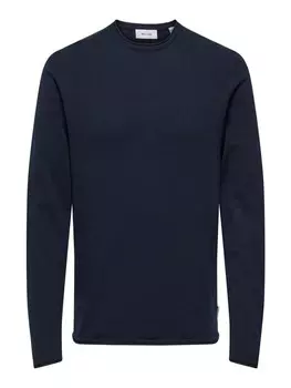 Пуловер Only&Sons Pullover 'Jimmy', синий