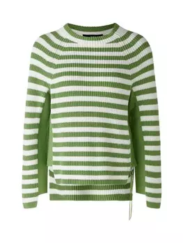 Пуловер Oui, цвет green white