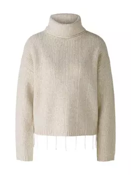 Пуловер Oui, цвет light beige mel