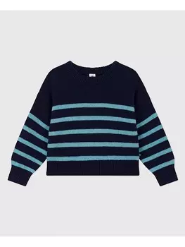 Пуловер PETIT BATEAU Pullover, темно-синий