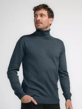 Пуловер Petrol Industries Feinstrickrollkragenpullover Eagle, синий