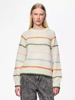 Пуловер Pieces Pullover, кремовый