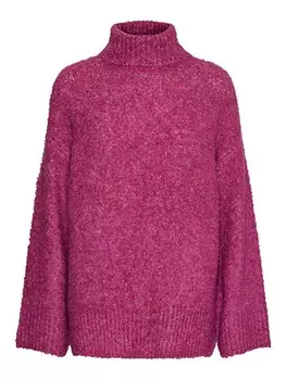 Пуловер Pieces Pullover, розовый