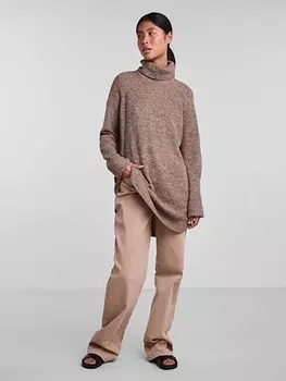 Пуловер Pieces Pullover, светло-коричневый