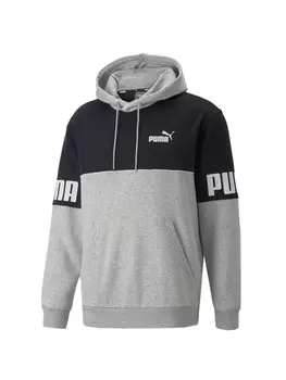 Пуловер Puma Hoodie Pullover Colorblock, серый