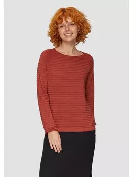 Пуловер QS Strick langarm, красный
