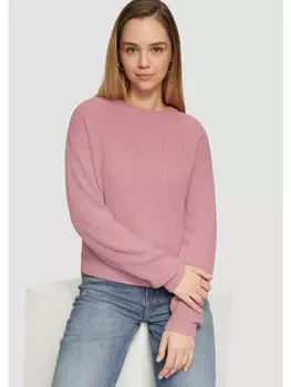 Пуловер QS Strickpullover langarm, розовый