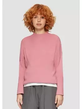 Пуловер QS Strickpullover langarm, розовый