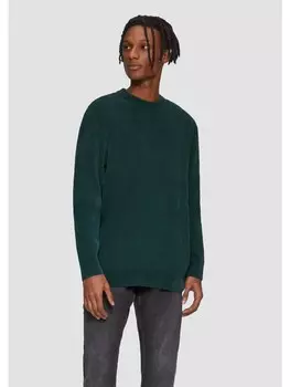 Пуловер QS Strickpullover langarm, зеленый