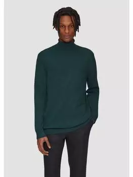 Пуловер QS Strickpullover langarm, зеленый