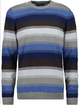 Пуловер Ragman V-Ausschnitt Pullover, серый