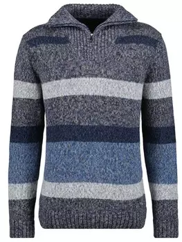 Пуловер Ragman V-Ausschnitt Pullover, синий