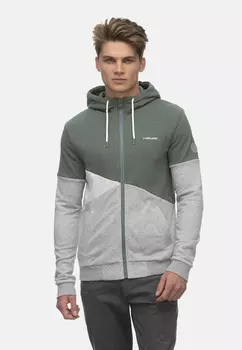 Пуловер ragwear Sweatjacke 'Sofian', зеленый