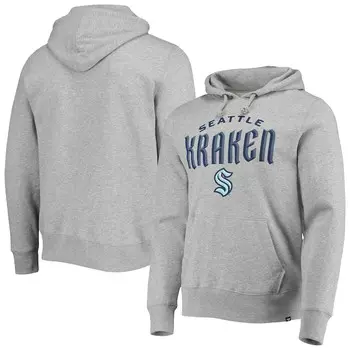 Пуловер с капюшоном 47 Seattle Kraken, серый