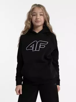 Пуловер с капюшоном 4F, черный